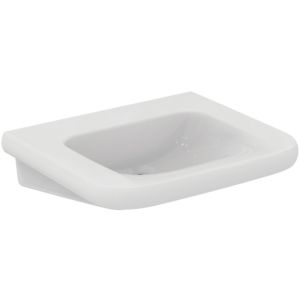 Ideal Standard Contour 21+ washbasin E3624HY without tap hole, without overflow, 650x555x175 mm, white SmartGuard+