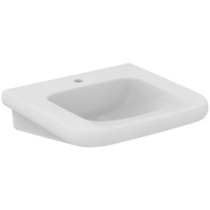 Ideal Standard Contour 21+ lavabo E3615HY 1 trou de robinetterie, sans trop-plein, 600x555x175 mm, blanc SmartGuard+