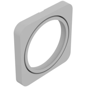 Ideal standard spacer frame, chrome A6678AA for installation too flat (20mm), chrome-plated