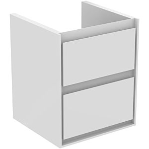 Ideal Standard Connect Air Waschtischunterschrank E1608B2 2 Auszüge, 430x517x402mm, weiß glänzend/weiß matt