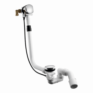 Ideal Standard Ab- und Überlaufgarnitur Multiplex Trio, mit überlangem Schaft, verchromt K7812AA