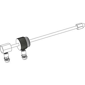 Heimeier Heimeier measuring spindle 9790-01.890 20mm, nickel-plated brass, for differential Heimeier Heimeier
