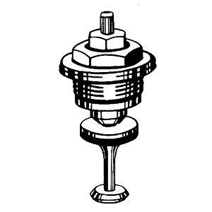 Heimeier thermostatic insert 3831-02.299 for one-pipe valve, series from June 1981