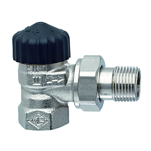 Heimeier thermostatic valve body standard 11/4 &quot;angle, nickel-plated gunmetal 220105000