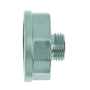 Heimeier Reduzierstück 2201-32.044 Rp 3/4xR 1/2, Messing vernickelt