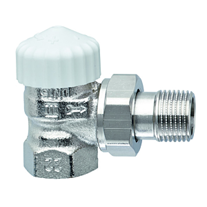 Heimeier V-exact II thermostatic valve body 3451-03.000 Rp 3 / 4xR 3/4, corner, shortened, brass