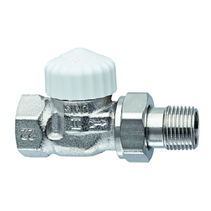 Heimeier V-exact II thermostatic valve body 3452-03.000 Rp 3 / 4xR 3/4, straight, shortened, brass