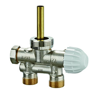 Heimeier single- Heimeier valve 50672005 M 34x1.5, AG FPL, for lower one-point connection