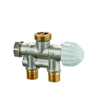 Heimeier single- Heimeier valve 50679005 G 3/4 AG FPL, M 21x1.5, for lower one-point connection