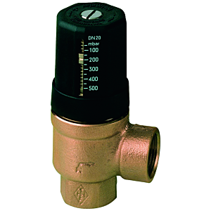 Heimeier differential Heimeier overflow valve 5501-04.000 DN 25, female thread, red brass