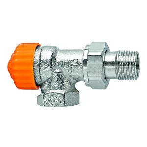 Heimeier Eclipse thermostatic valve body 9113-02.000 Rp 2000 / 2xR 2000 / 2, corner, with automatic flow control