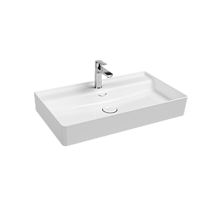 Isvea Vea washbasin 10VA50081 overflow, tap hole, 81cm, white