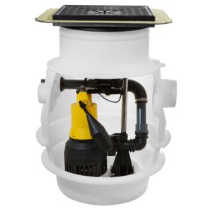 Jung Pumpen Baufix Unterflurbehälter JP47214 Behälter ohne Pumpe, Einsatz auch im Grundwasserbereich