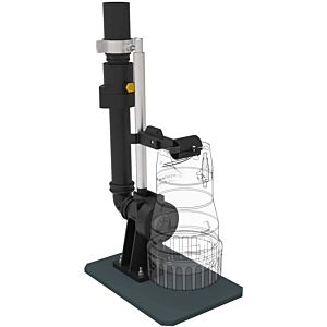 Jung Pumpen Einbauset Easyfix 32 Single JP50308 32 Single, für Kellerentwässerungs- und Drainagepumpen