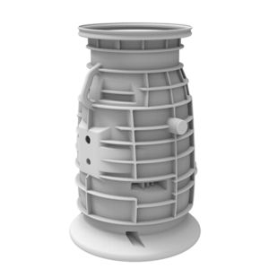 Puits de relevage d&#39;eaux usées Jung Pumpen SKS JP47346 B 800-32, sans pompe