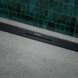 Kaldewei FlowLine Zero caniveau de douche 940000010676 900mm, noir mat