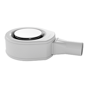 Kaldewei Ablaufgarnitur KA 90 687740450001 weiss, 4045, emaillierter Ablaufdeckel