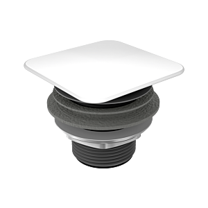 Kaldewei Permanentablaufventil 3905 905900000715 eckiger Deckel cataniagrau matt