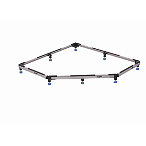 Kaldewei foot frame FR5300 Flex up to 100 x 100 cm, for Cornezza, adjustable, for shower tray