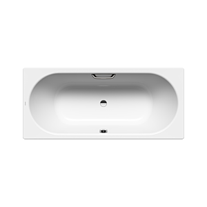 Kaldewei Classic duo baignoire 290910113001 180x75cm, trou de poignée, effet perlant , blanc
