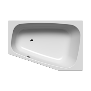 Kaldewei Plaza duo bain 237200013199 180x120 / 80cm, gauche, effet perlant, manhattan