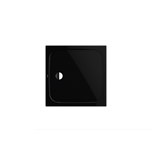 Kaldewei Cayonoplan Duschwanne 361830023701 100x100x1,8cm, Vollantislip Perl-Effekt, schwarz