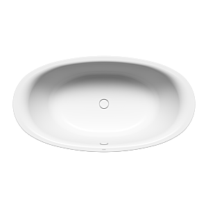 Kaldewei Ellipso Duo Oval Badewanne 286200013001 190 x 100 x 47 cm, weiss Perl Effekt