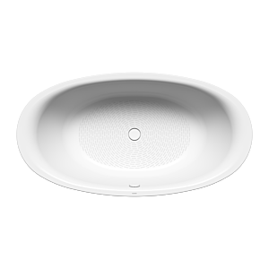 Kaldewei Ellipso baignoire duo 286234013001 190x100cm, ovale, effet perle antidérapant, blanc