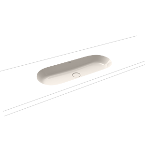 Kaldewei Centro Kaldewei 903306003231 3060, 91x38cm, effet pergamon perlé, sans trop-plein, sans trou pour robinetterie