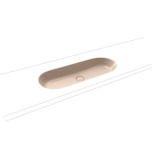 Kaldewei Centro Unterbauwaschtisch 903306003030 3060, 91x38cm, bahamabeige Perl-Effekt, ohne Überlauf, ohne Hahnloch