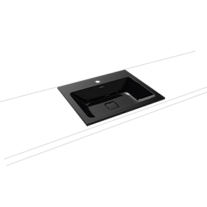 Kaldewei Cono built-in washbasin 901606013701 3080, 60x50cm, black pearl effect, without overflow, 2000 tap hole