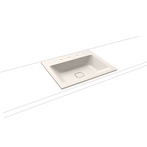 Kaldewei Cono built-in washbasin 901606033231 3080, 60x50cm, pergamon pearl effect, without overflow, 3 tap holes