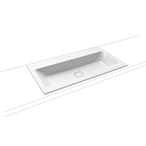 Kaldewei Cono Einbauwaschtisch 901706013001 3081, 90x50x1,4cm, weiss Perl-Effekt, 1 Hahnloch