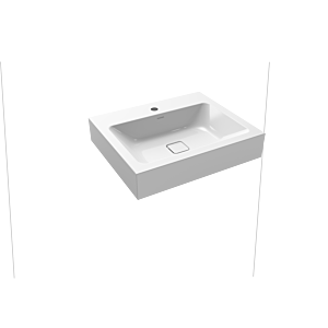 Kaldewei Cono Wandwaschtisch 902506013001 3089, 60x50x12cm, weiss Perl-Effekt, 1 Hahnloch