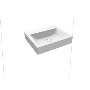 Kaldewei Cono wall-mounted washbasin 902506003711 3089, 60x50x12cm, alpine white matt pearl effect, without overflow, without tap hole