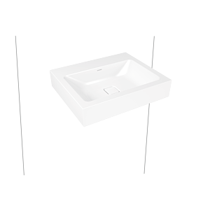 Kaldewei Cono wall-mounted washbasin 902506003715 3089, 60x50x12cm, catania gray matt pearl effect, without overflow, without tap hole