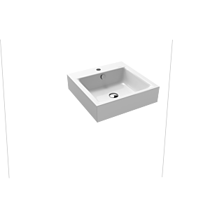 Kaldewei Puro Wandwaschtisch 901306013001 3163, 46x46x12cm, weiss Perl-Effekt, 1 Hahnloch