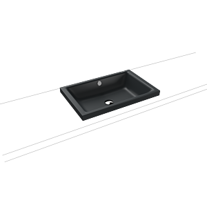 Kaldewei Puro poser 908906003715 3173, 60x38,5cm, effet perlant gris catania, avec trop-plein, sans trou pour robinetterie