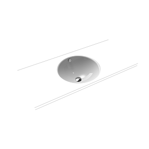Kaldewei Classic Kaldewei 910006003199 d = 42cm, avec trop-plein, sans trou pour robinetterie, effet Manhattan nacré