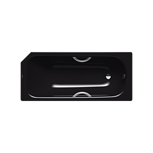 Kaldewei Saniform star bathtub 134130000701 160x70cm, anti-slip, variant 2, black