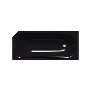 Kaldewei Saniform Badewanne 192230003701 160x70cm, Antislip, Variante 2, schwarz Perl Effekt