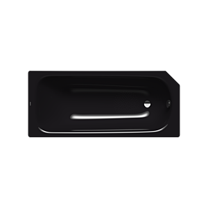 Kaldewei Saniform baignoire 192330000701 160x70cm, antidérapant, variante 3, noir
