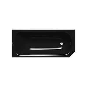 Kaldewei Saniform Badewanne 192434010701 160x70cm, Vollantislip, Variante 4, schwarz