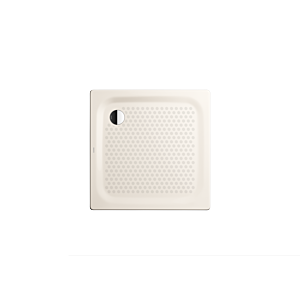 Kaldewei Superplan Classic receveur de douche 446935043231 90x90x2,5cm, avec support, effet perlant entièrement antidérapant, pergamon