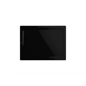 Kaldewei Superplan classic shower surface 430747940701 100x120cm, flat, carrier, full anti-slip, black