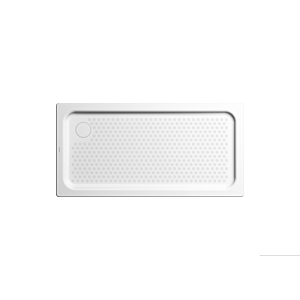 Kaldewei Duschplan xxl Duschplan douche 432435043001 70x170x6.5cm, avec support, effet perlant antidérapant, blanc