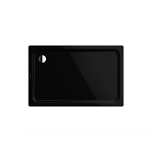 Kaldewei Superplan classic Duschwanne 431230003701 100x140x4,3cm, Antislip Perl-Effekt, schwarz