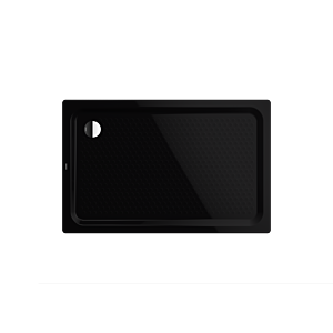 Kaldewei Superplan Classic xxl Duschwanne 432930020701 90x140x4,3cm, Vollantislip, schwarz