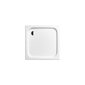 Kaldewei Duschplan douche 440235000001 100x100x6,5cm, avec support, antidérapant, blanc