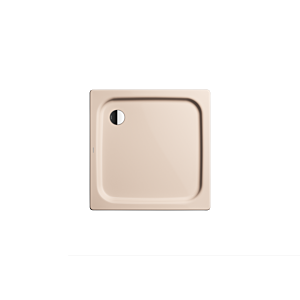 Kaldewei Duschplan douche 440348043030 90x90x6,5cm, avec support, effet perlant, bahama beige
